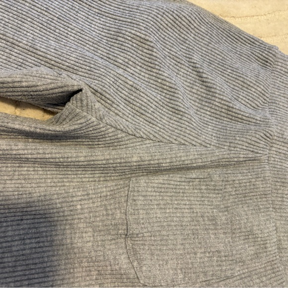 Alo Grey Muse Ribbed Sweatpants- Size S - Picture 3 of 4
